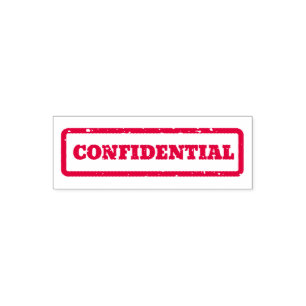Automático Sello de autotinta confidencial