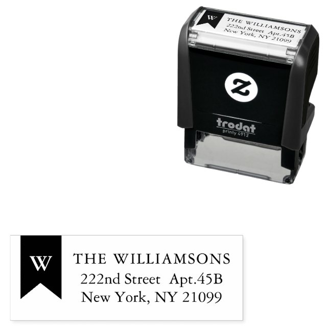 Automático Sello de autotinta de banners monográficos (In Situ)