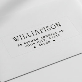 Automático Sello de autotinta de dirección de retorno moderno