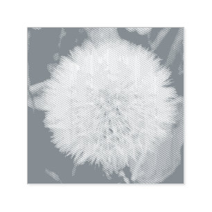 Automático Sello de autotinta de las flores de Dandelion