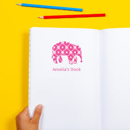 Automático Sello de autotinta de placa de biblioteca personal