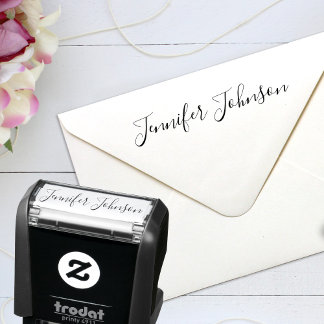 Automático Sello de autotinta personalizado de firma de perso