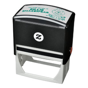 Automático Sello de biblioteca conocido del dibujo del león