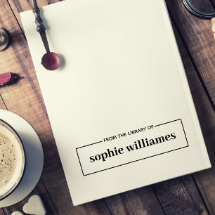 Automático Sello de biblioteca de personalizados   Sello doce