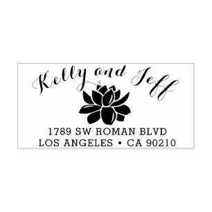 Automático Sello de boda, personalizado guardar el sello de f