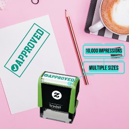 Automático Sello de caucho: aprobado