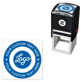 Automático Sello de caucho con tinta propia del logotipo de s