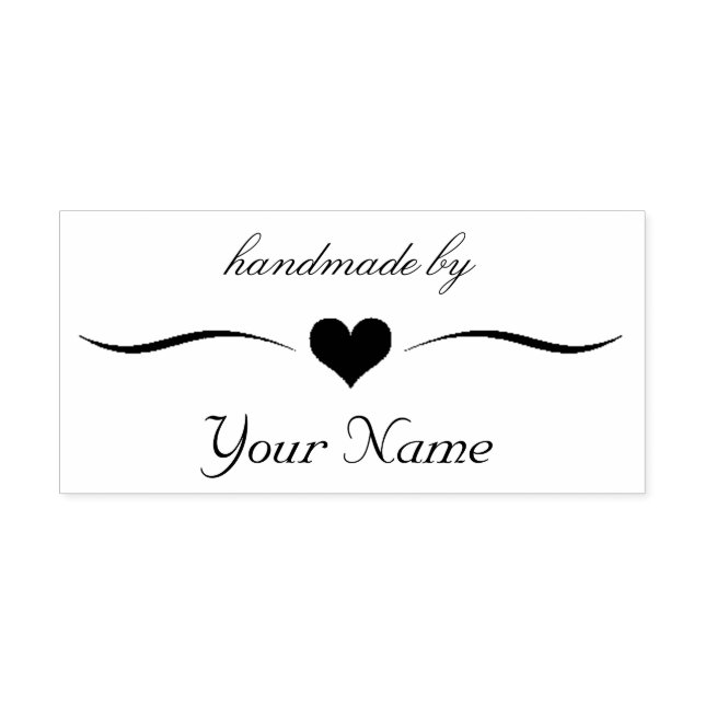 Automático Sello de caucho hecho a mano por el personalizado (Diseño)