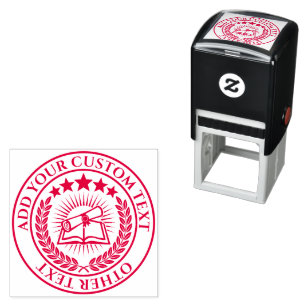 Automático Sello de certificado de papel de aluminio editable