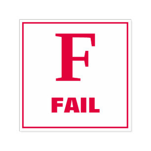 Automático Sello de clasificación del profesor: F - FALLO
