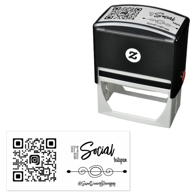 Automático Sello de Código QR de Redes Sociales Personalizado (In Situ)