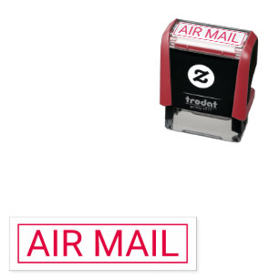 Automático Sello de correo aéreo listo para oficina con impre