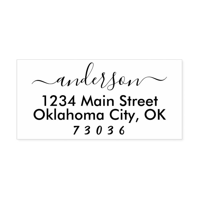 Automático Sello de devolución de dirección personalizado con (Diseño)