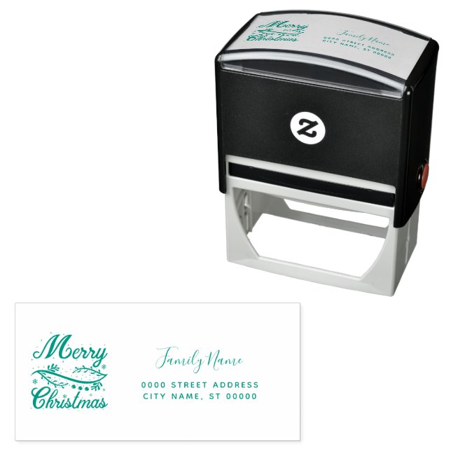 Automático Sello de devolución de Navidad con tinta incorpora (In Situ)