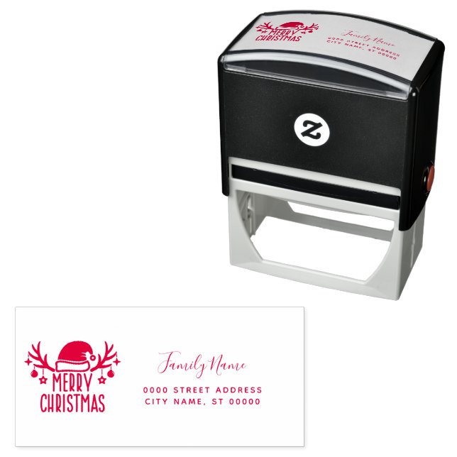 Automático Sello de devolución de Navidad con tinta incorpora (In Situ)