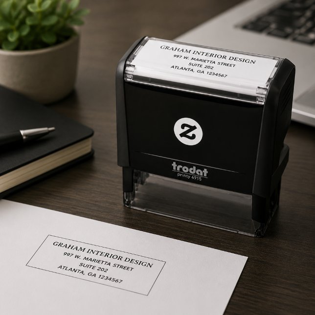 Automático Sello de dirección comercial profesional simple co (Subido por el creador)