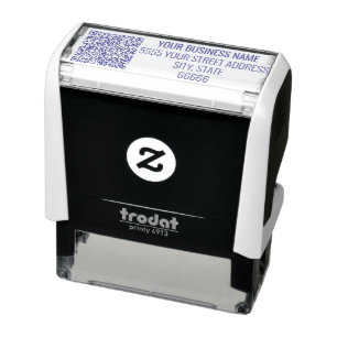 Automático Sello de Dirección de Código QR de Negocio Persona