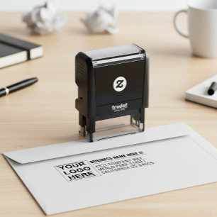 Automático Sello de dirección de devolución comercial persona