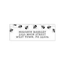 Sello de dirección de devolución de Beehive Kid