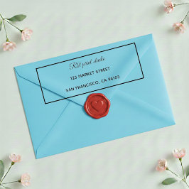 Automático Sello de Dirección de Devolución de Frontera Profe