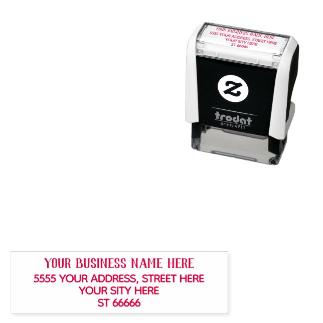 Automático Sello de dirección de devolución de nombre persona (In Situ)