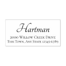 Sello de dirección de devolución RSVP