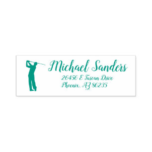 Automático Sello de dirección de golf personalizado - Logotip