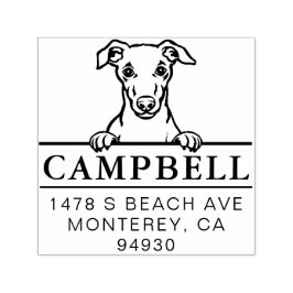 Automático Sello de dirección de perro de Personalizado de az