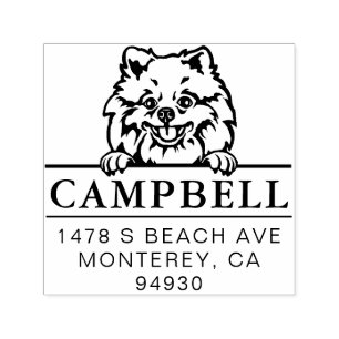 Automático Sello de dirección de perro de Personalizado de Cu