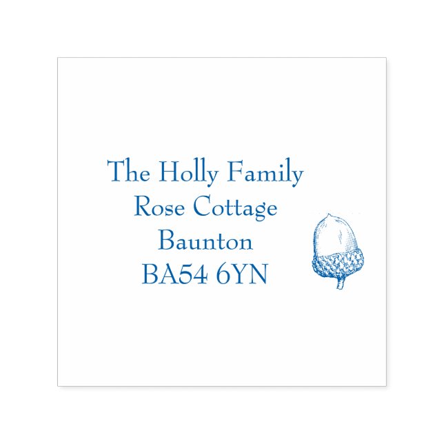 Automático Sello de dirección de referencia (Diseño)