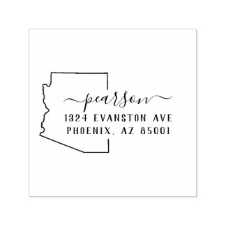 Automático Sello de dirección de retorno de Arizona autoinkin