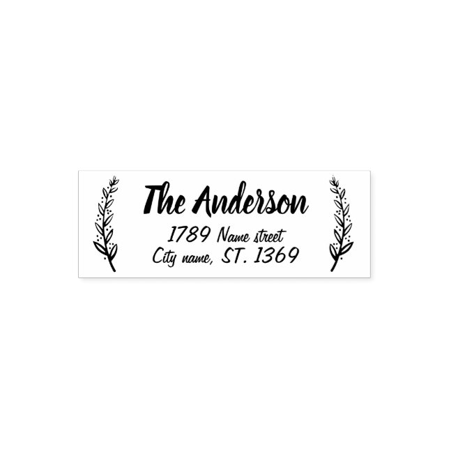 Automático Sello de dirección de retorno de autoentrada con p (Diseño)