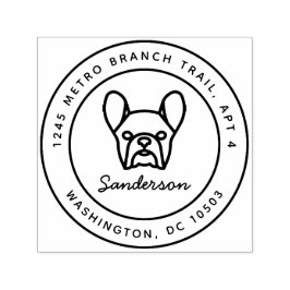 Automático Sello de dirección de retorno de Bulldog francés