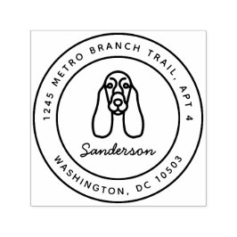 Automático Sello de dirección de retorno de Cocker Spaniel