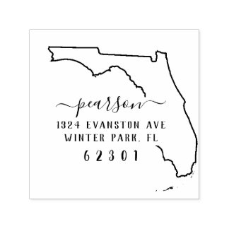 Automático Sello de dirección de retorno de Florida