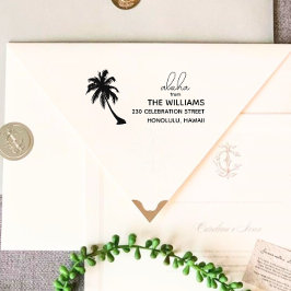 Automático Sello de dirección de retorno de Hawái