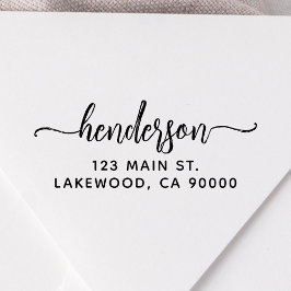 Automático Sello de dirección de retorno de línea de guión de