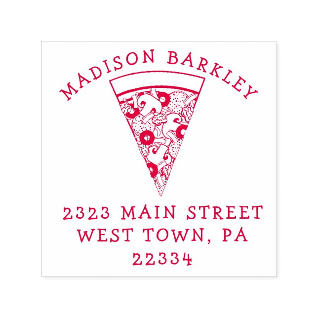 Automático Sello de dirección de retorno de los niños pequeño (Diseño)