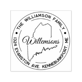 Automático Sello de dirección de retorno de Maine Autoinking