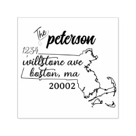 Automático Sello de dirección de retorno de Massachusetts