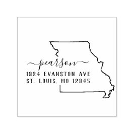 Automático Sello de dirección de retorno de Missouri Autograb