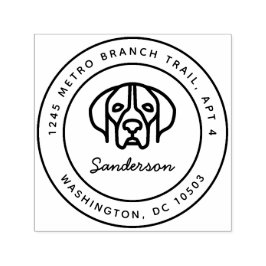 Automático Sello de dirección de retorno de raza de perro pun