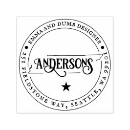 Automático Sello de dirección de retorno de Tennessee Autogra