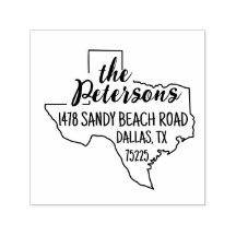 Sello de dirección de retorno de Texas