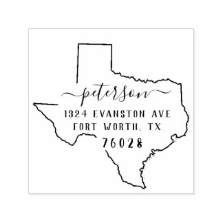 Automático Sello de dirección de retorno de Texas