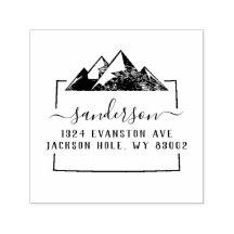 Sello de dirección de retorno de Wyoming Autograba