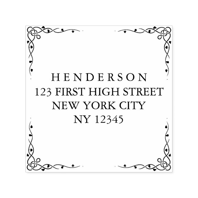 Automático Sello de dirección de retorno del personalizado de (Diseño)