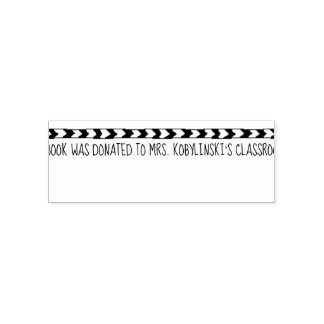 Automático Sello de donación de libros en aula