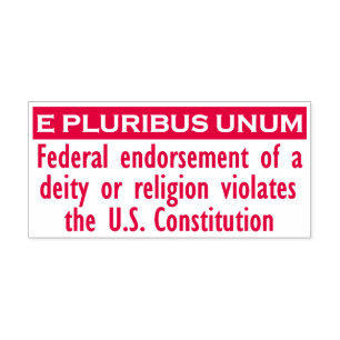 Automático Sello de E PLURIBUS UNUM - Red/XL