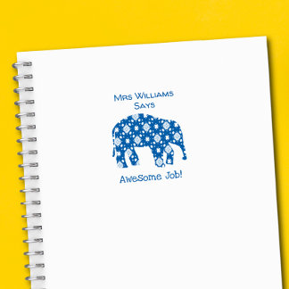 Automático Sello de elefante para maestro trabajo increíble p